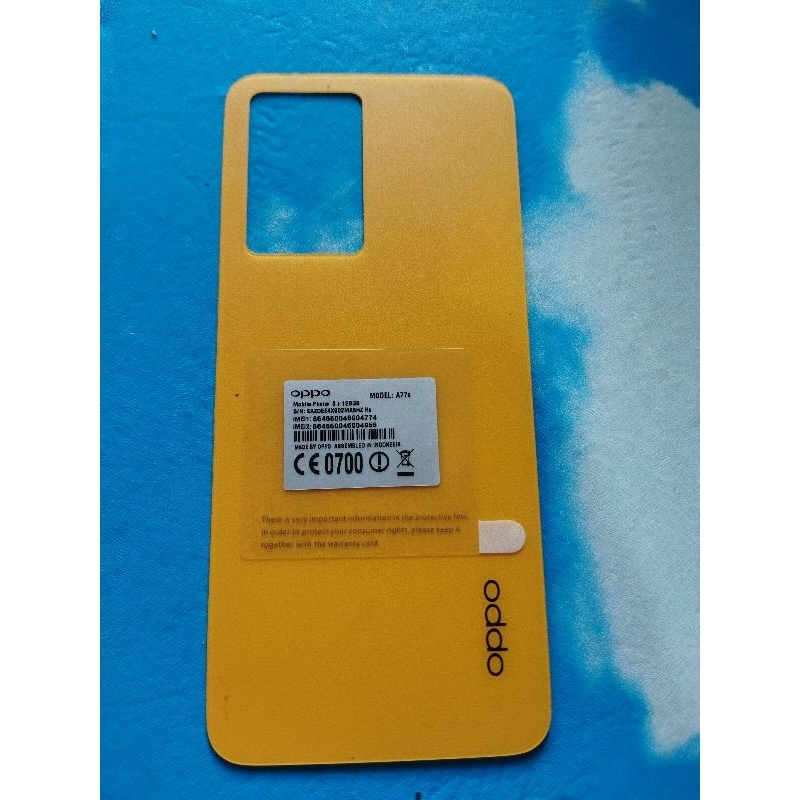 Backdoor Casing Belakang Oppo A77s Refurbish