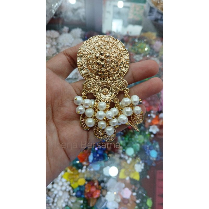 Bros mutiara asli air tawar bunga matahari