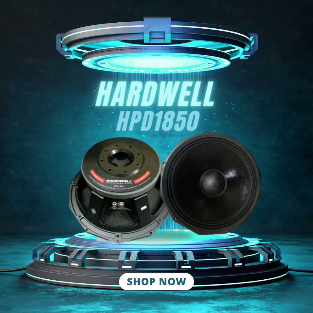 SPEAKER KOMPONEN HARDWELL HPD1850 / HPD 1850 / HPD-1850 18 INCH GARANSI RESMI HARDWELL