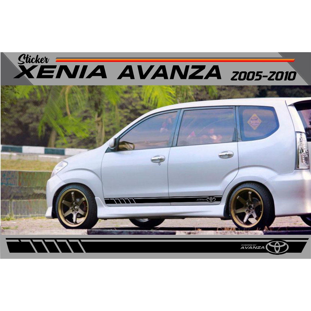 Sticker avanza xenia lama List body mobil avanza xenia lama