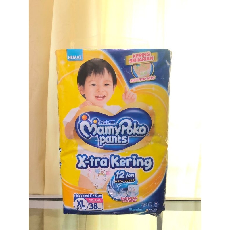 MamyPoko Pants Xtra kering XL 38 Popok Celana