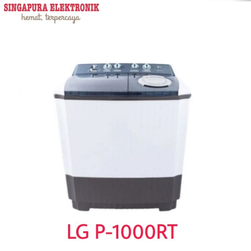 LG Mesin Cuci 10kg 2 Tabung P-1000RT/RTM