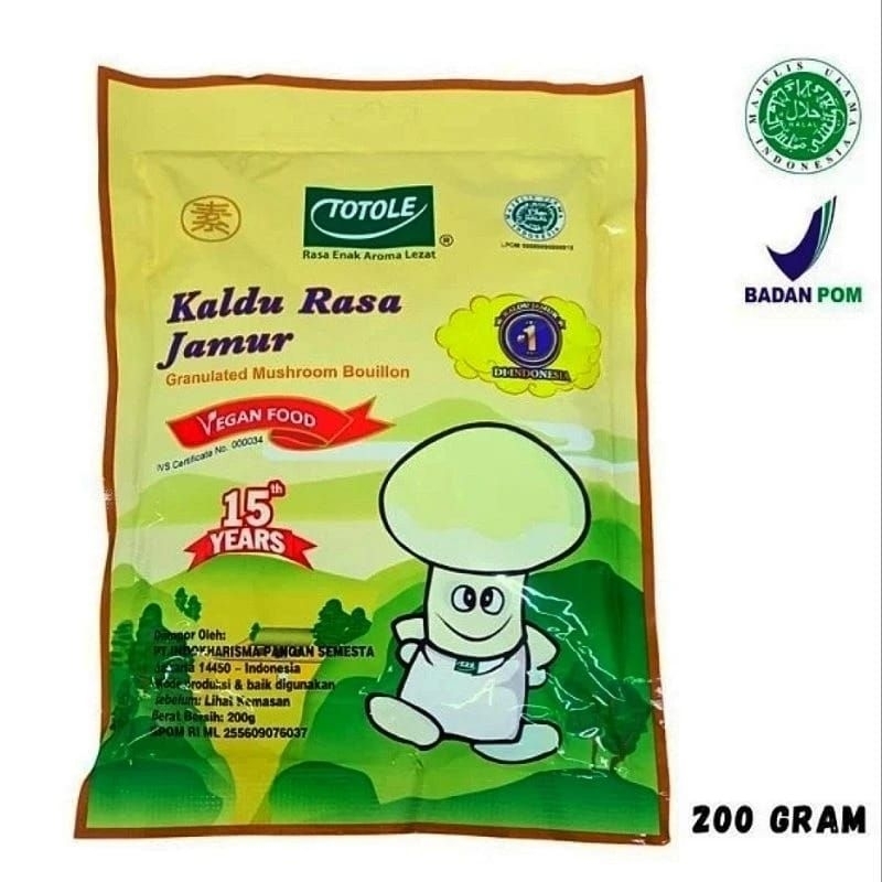 

Totole Kaldu rasa Jamur 200 gr