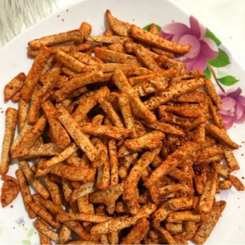 

Basreng pedas daun jeruk kemasan ekonomis 50 gram