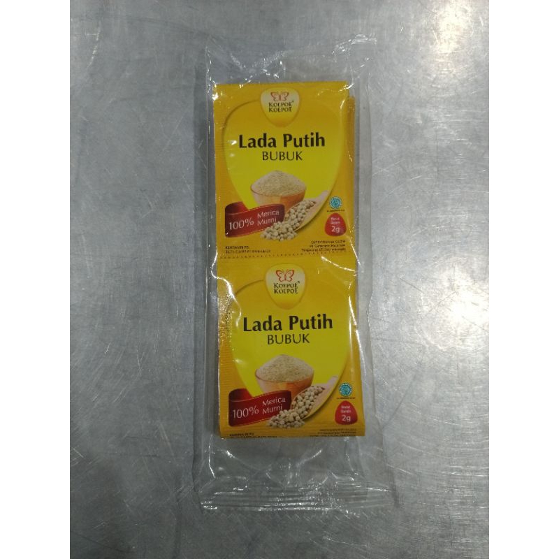 

KOEPOE KOEPOE LADA PUTIH BUBUK 10 SACHET × 2 GR