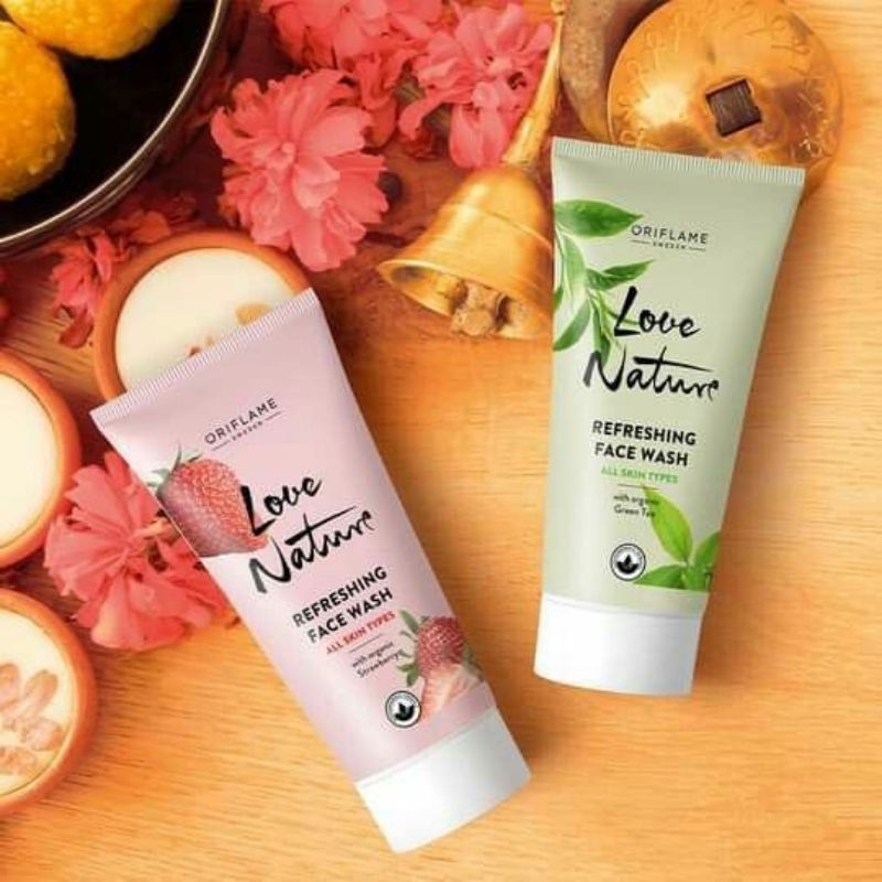 LOVE NATURE FACE WASH GREENTEA by ORIFLAME