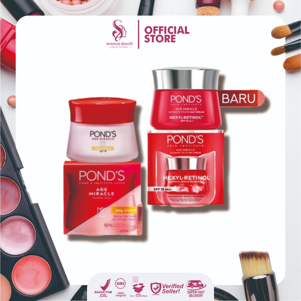 Pond's Age Miracle Krim Wajah Youthful Glow Day Cream dan Night Cream | Ponds Age Miracle Krim Wajah