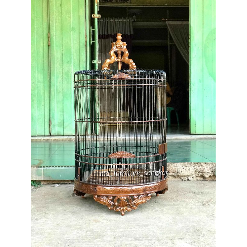 sangkar murai no 2 sangkar Murai kayu jati sangkar burung kandang ukir