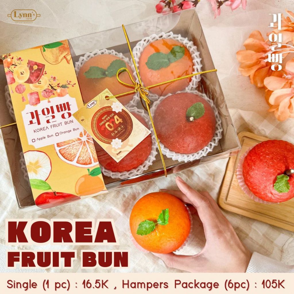 

Korean Fruit Bun + Box Hampers (Chat Admin utk pilih tanggal kirim)