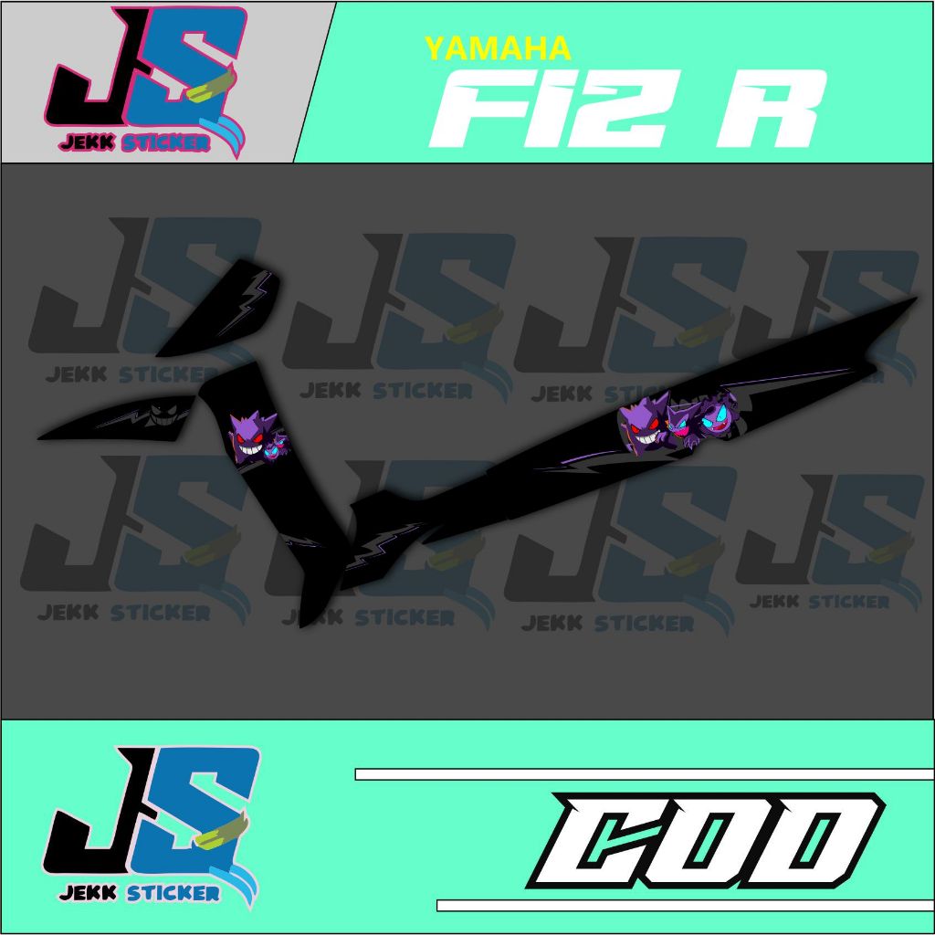 STRIPPING SIMPEL YAMAHA FIZ R GENGAR POKEMON SUDAH DI CUTTING TINGGAL TEMPEL