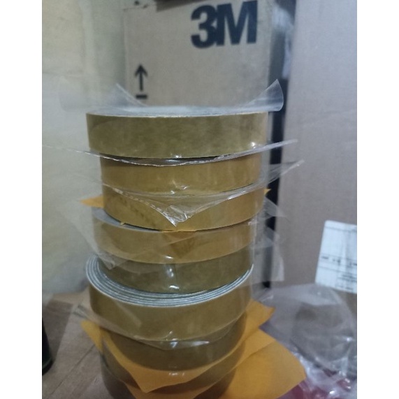 Promo Double tape 3M Original Coklat Kuning 5 Meter produk yg dipake Toyota Kualitas diatas VHB z Pr