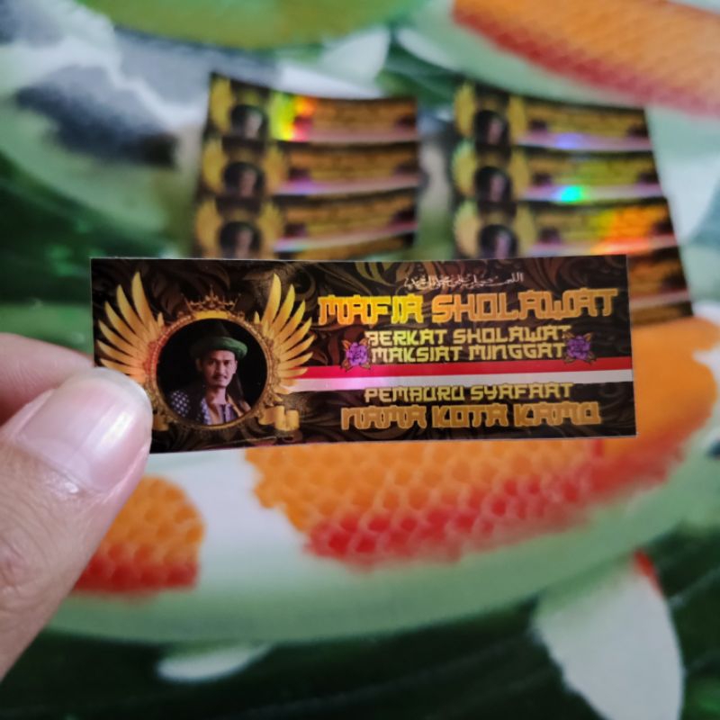 

Stiker Mafia Sholawat gold Desian Terbaru