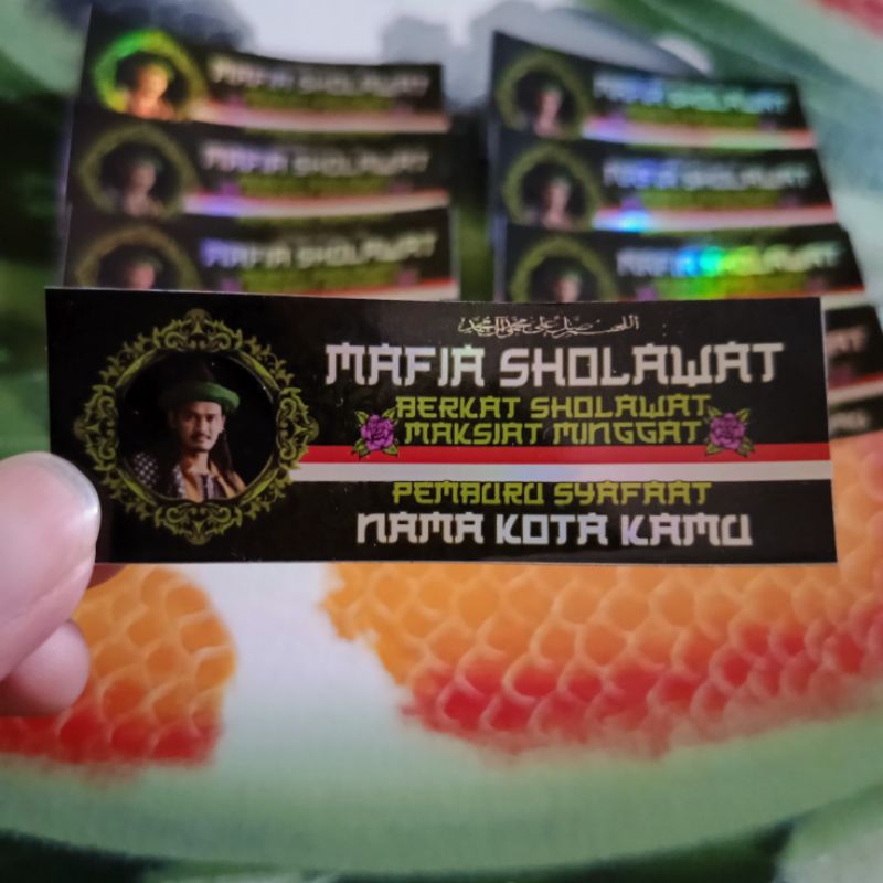 

Stiker Mafia Sholawat Green Desain Terbaru