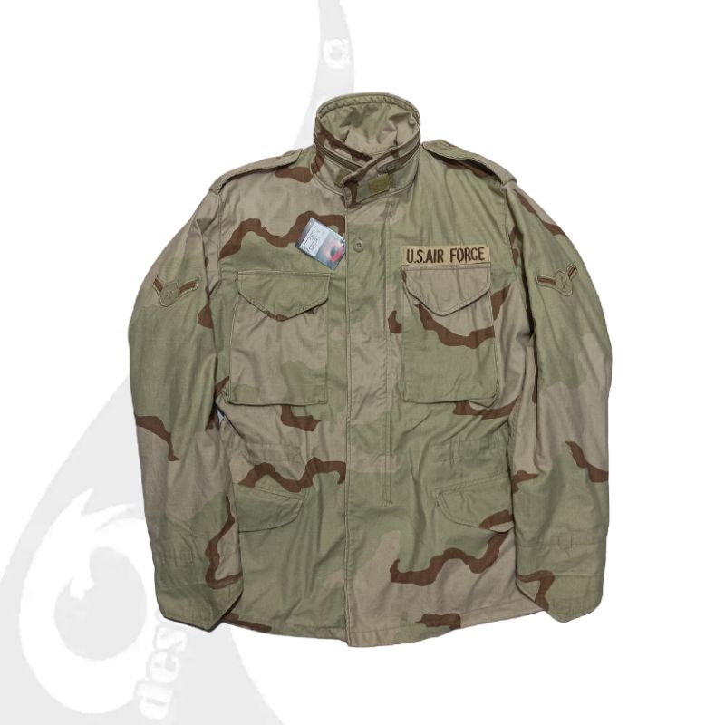 vintage 80s 90s jaket parka desert m65 us army 3 dcu