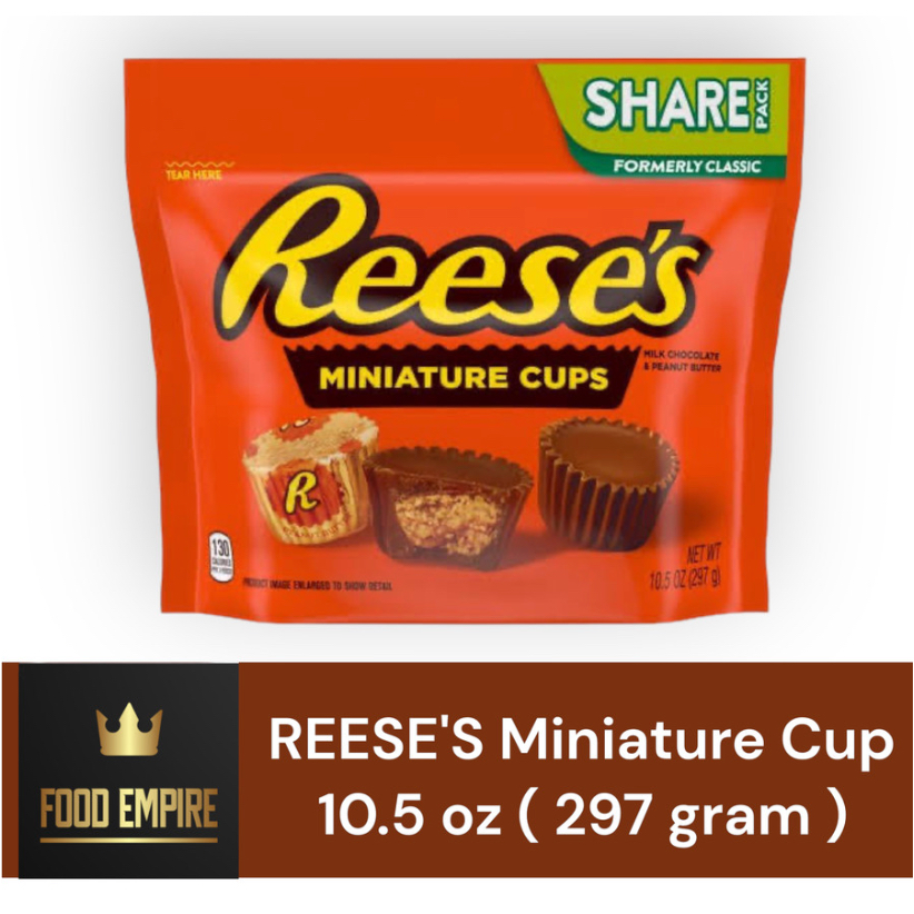 

REESE'S Miniature Cups 10,5 oz | REESES Milk Chocolate & Peanut Butter