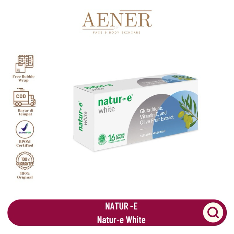 NATUR-E WHITE SOFT CAPSULE | NATUR-E WHITE SUPLEMEN | NATUR-E WHITE VITAMIN