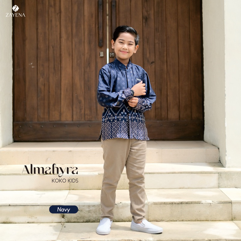 Zayena - Almahyra Koko Anak | Family Set Exclusive - Koko Anak Silk Motif