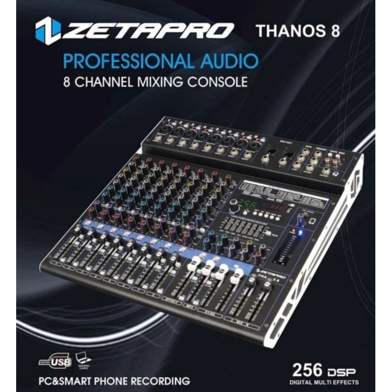 mixer zetapro thanos8/thanos 8 mixer 8 channel