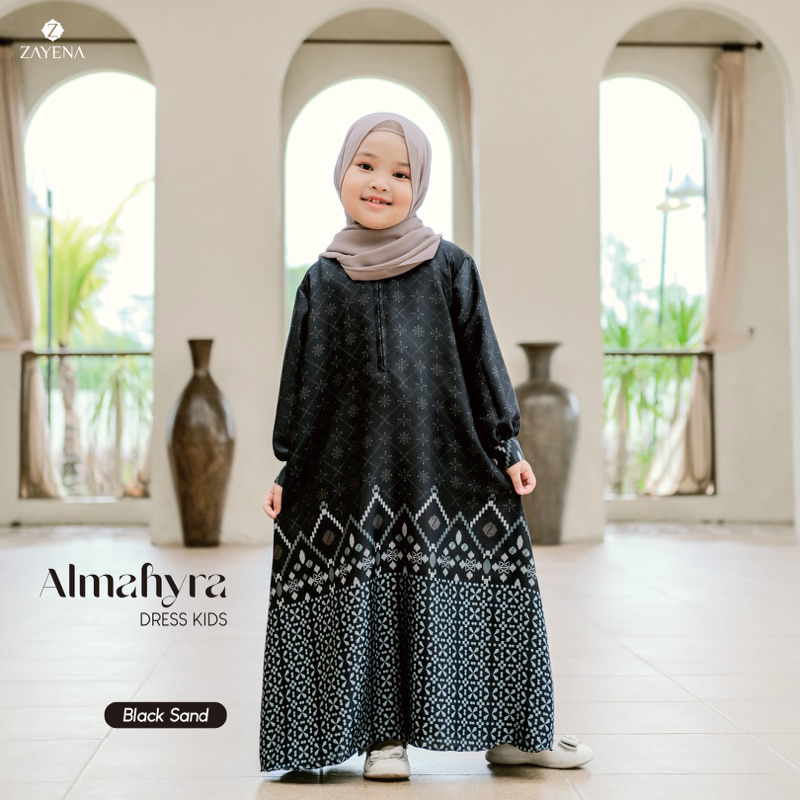 Zayena - Almahyra Dress Kids | Family Set Exclusive - Gamis Anak Silk Motif