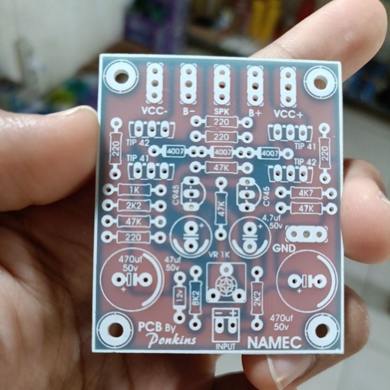 PCB NAMEC FIBER FR4/PCB POWER AMPLIFIER NAMEC BAHAN FIBER