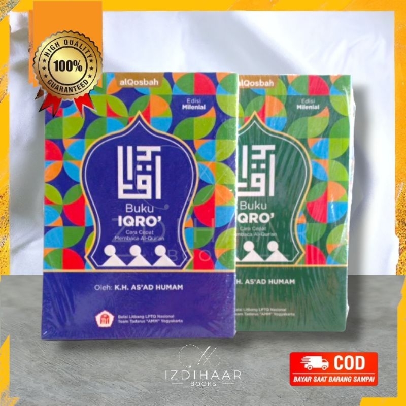 Buku Iqro Edisi Milenial Uk. A5 Berwarna