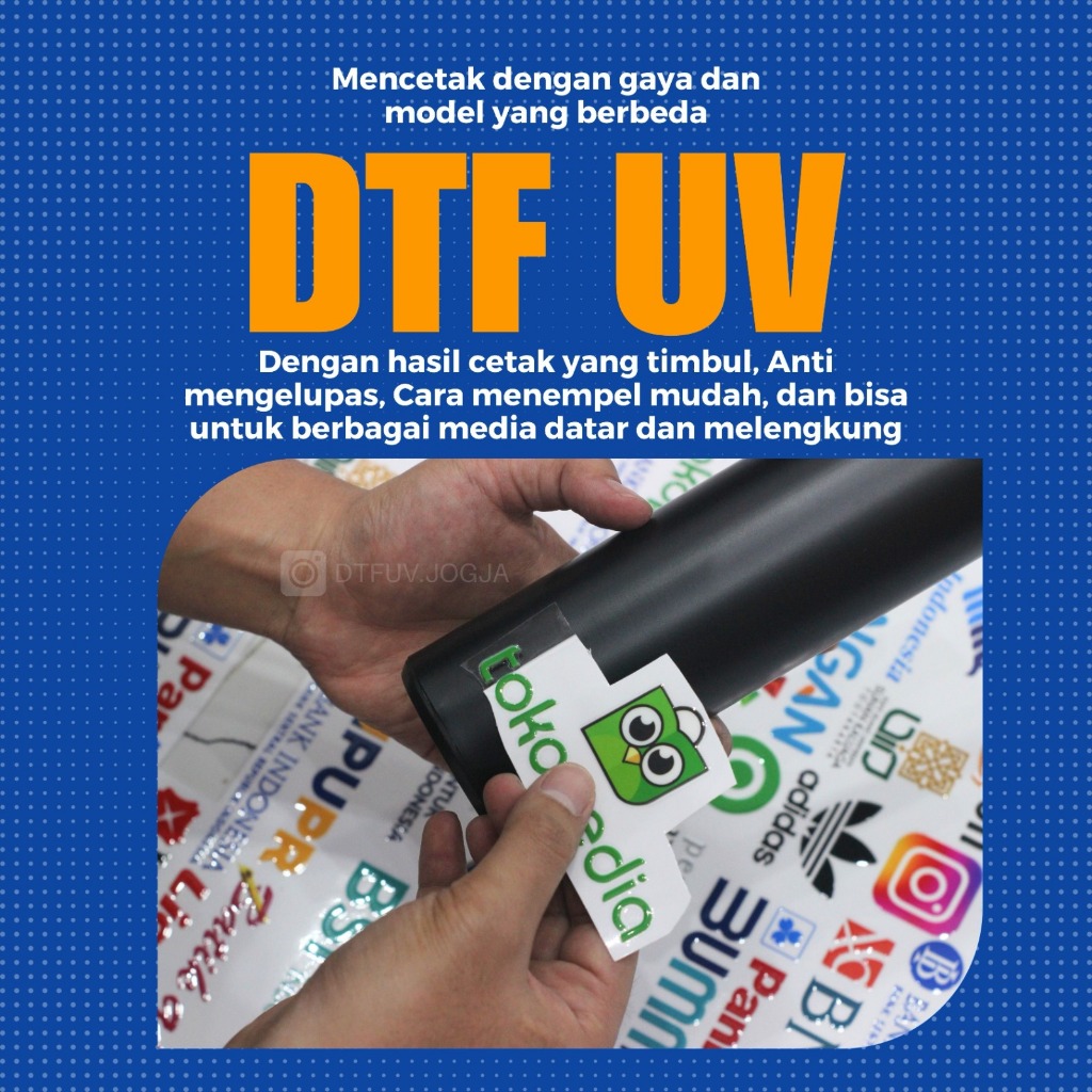 STICKER PRINT DTF UV/ STICKER DTF METERAN