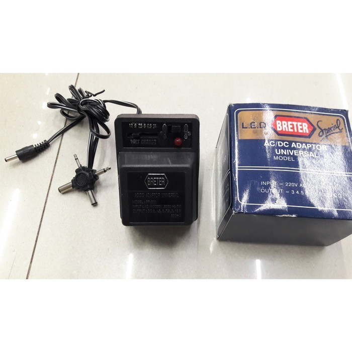 Adaptor 12V 500ma BRETER UNIVERSAL PP-500