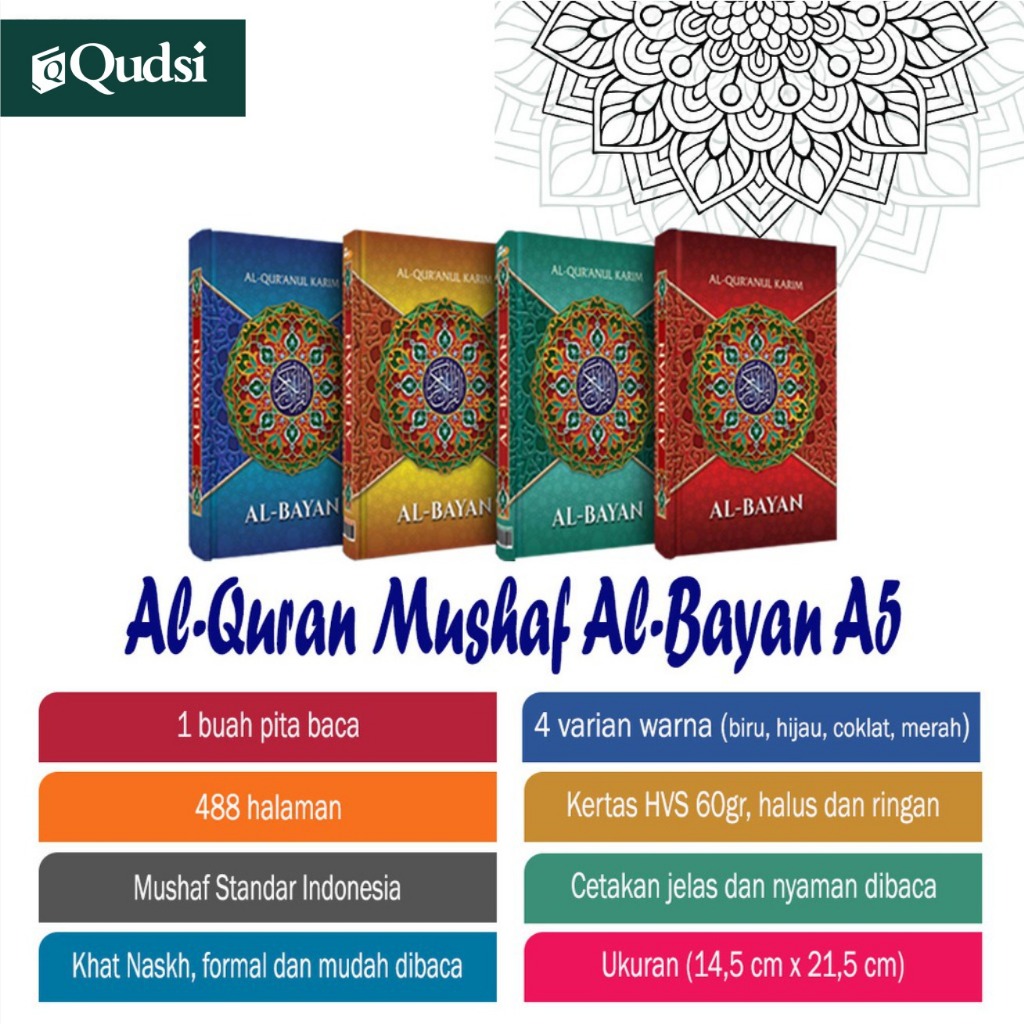 Al Quran Mushaf Al-Bayan A5
