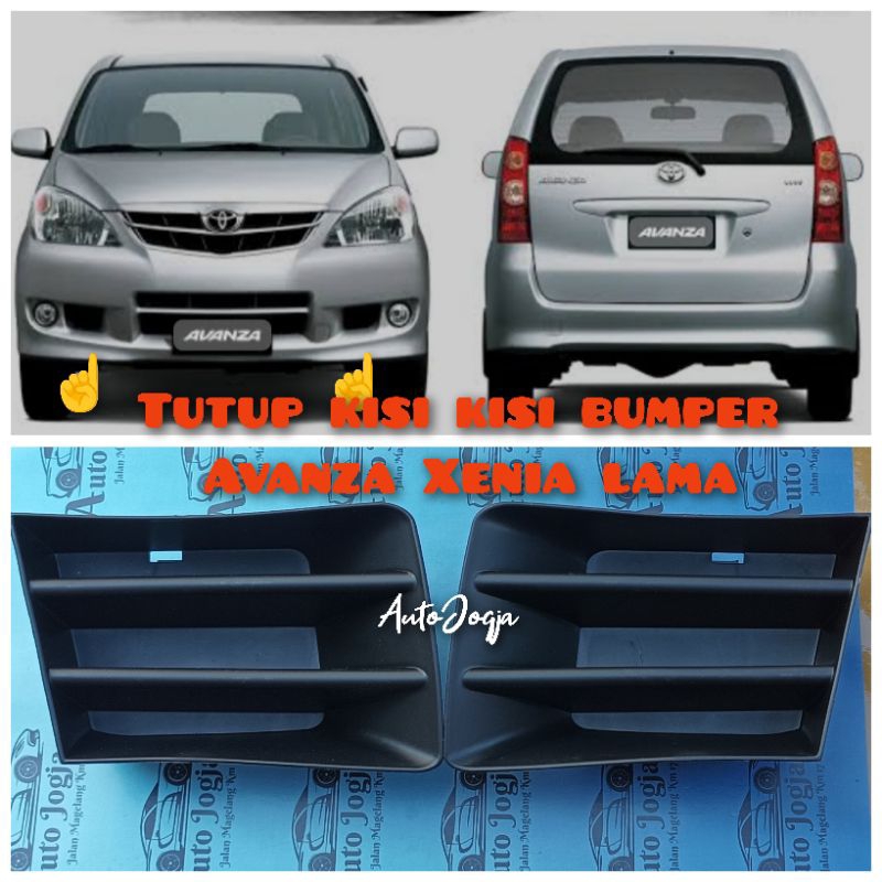 tutup kisi kisi bumper depan Avanza Xenia lama original