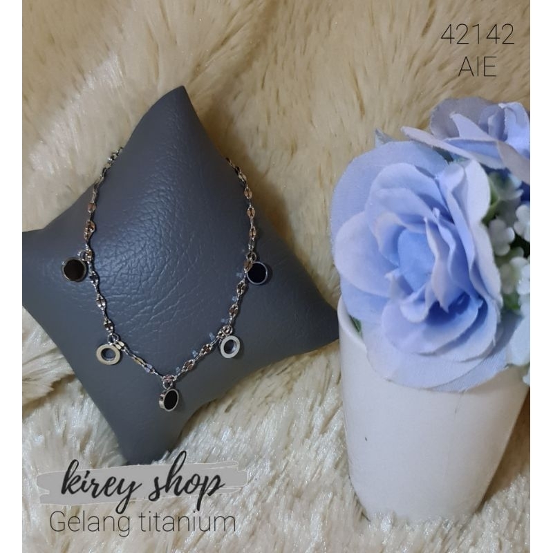 gelang titanium bulat