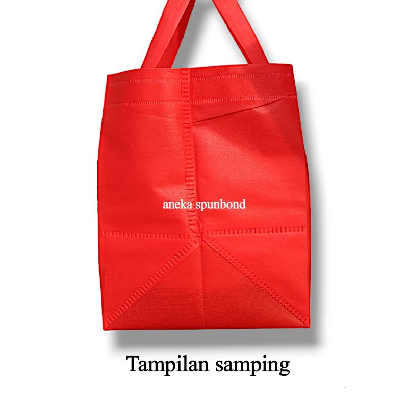 

RB (isi 12 pcs) Tas goodiebag Spunbond Hajatan Model Mcd 20x20 Tebal