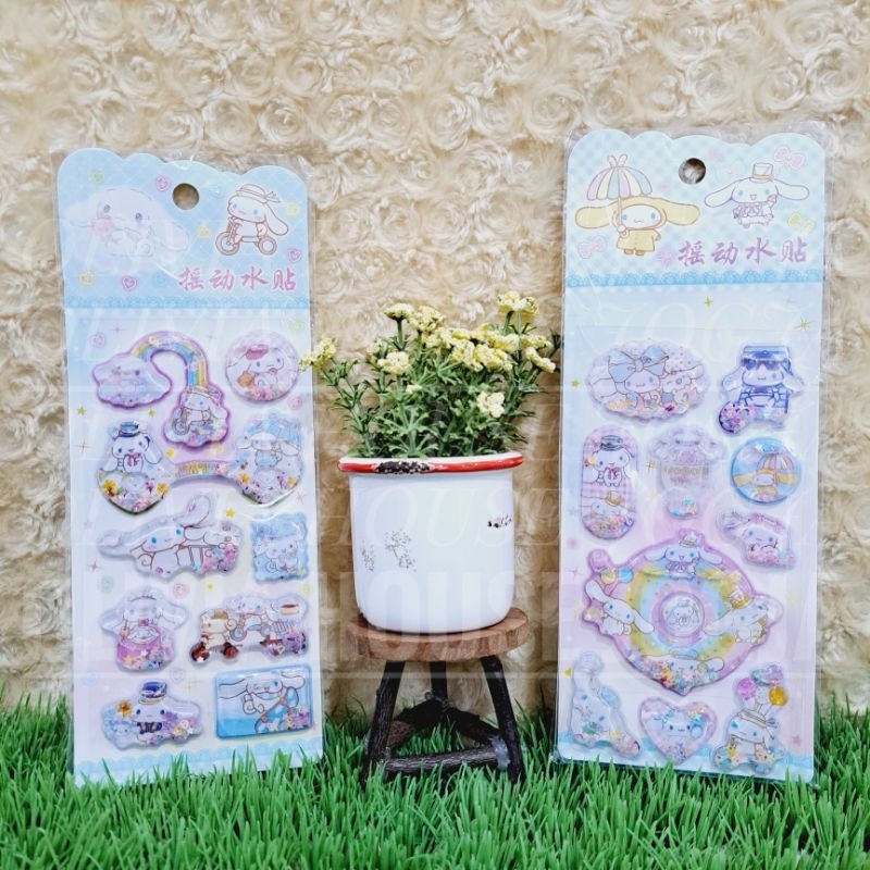 

Sticker 3D Air Sequin Cinnamoroll Sticker Timbul Air Sequin Cinnamoroll