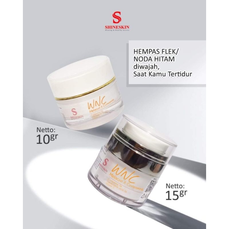 WNC shineskin cream malam flek bpom