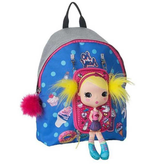 Jual Okiedog Backpack tiny treasures Tas Ransel Sekolah Anak - sticker patch Diskon