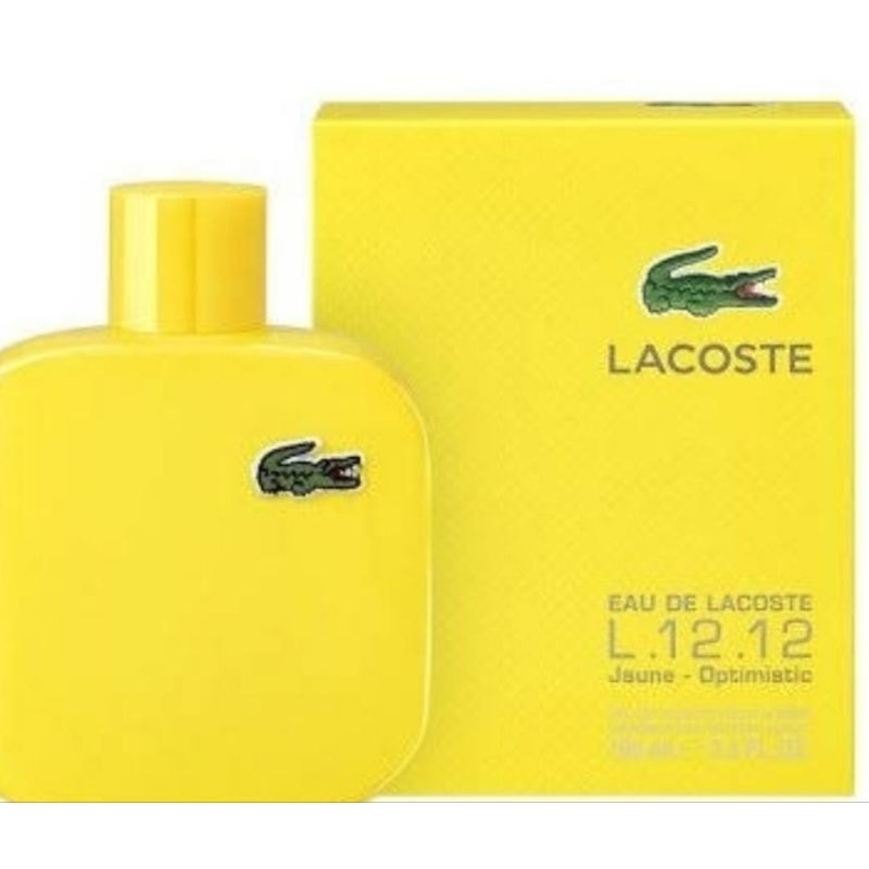 L a c o s t e L . 1 2 . 1 2 J a u n e - O p t i m i s t i c K u n i n g 1 7 5 M L ~,original 100%