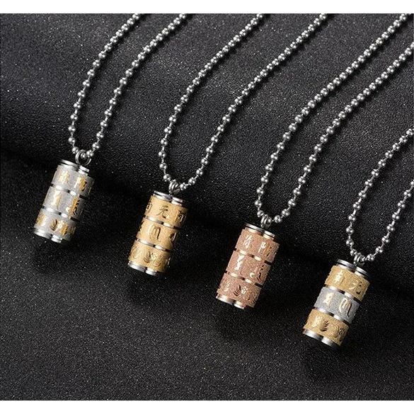 Kalung Leng Yang Zhou 3 Susun Bisa Dibuka Dilepas PREMIUM Import High Quality - Stainless Steel Pend