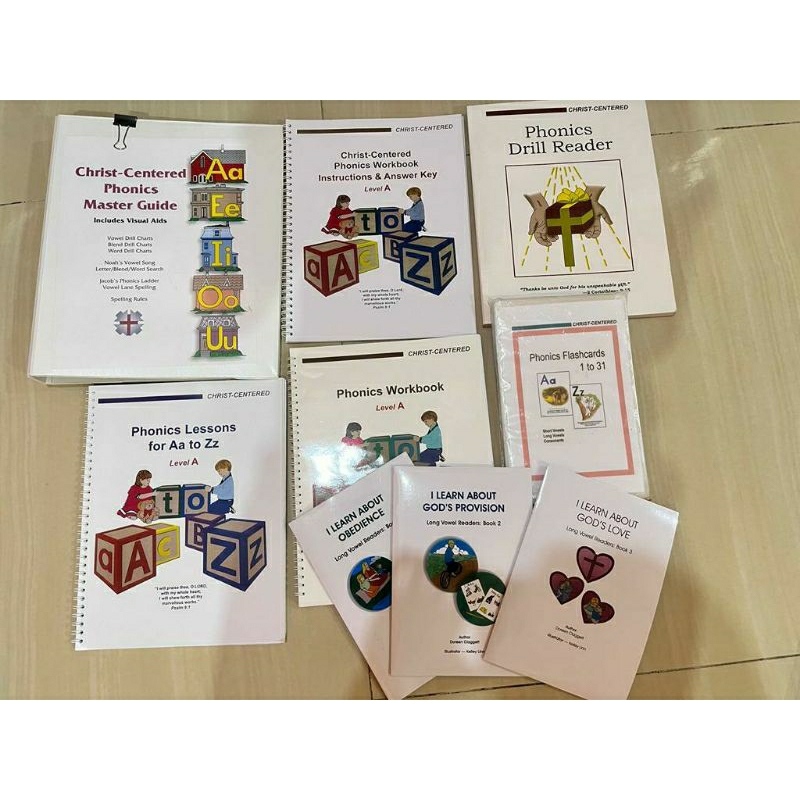 

Prelove Buku sekolah pelajaran preschool TK-SD1 Homeschool Kurikulum Christ Centered Curriculum Christian Base Vickery Christian Academy biblical view