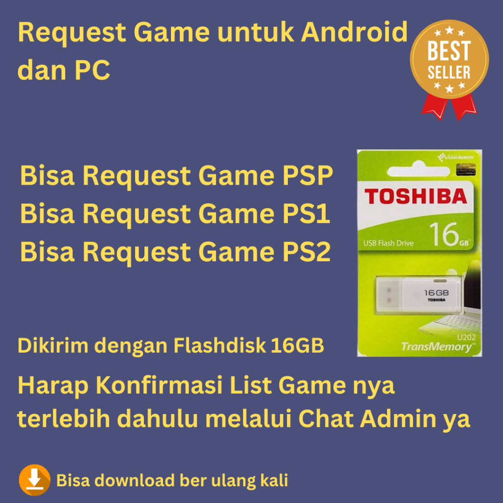 Request Isi Game PSP / Game PS1 / Game PS2 untuk Android atau PC