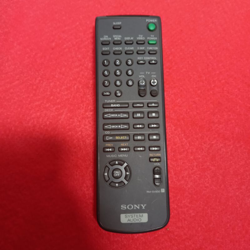 Remote SONY Audio System Original Asli . RM - SV800 .