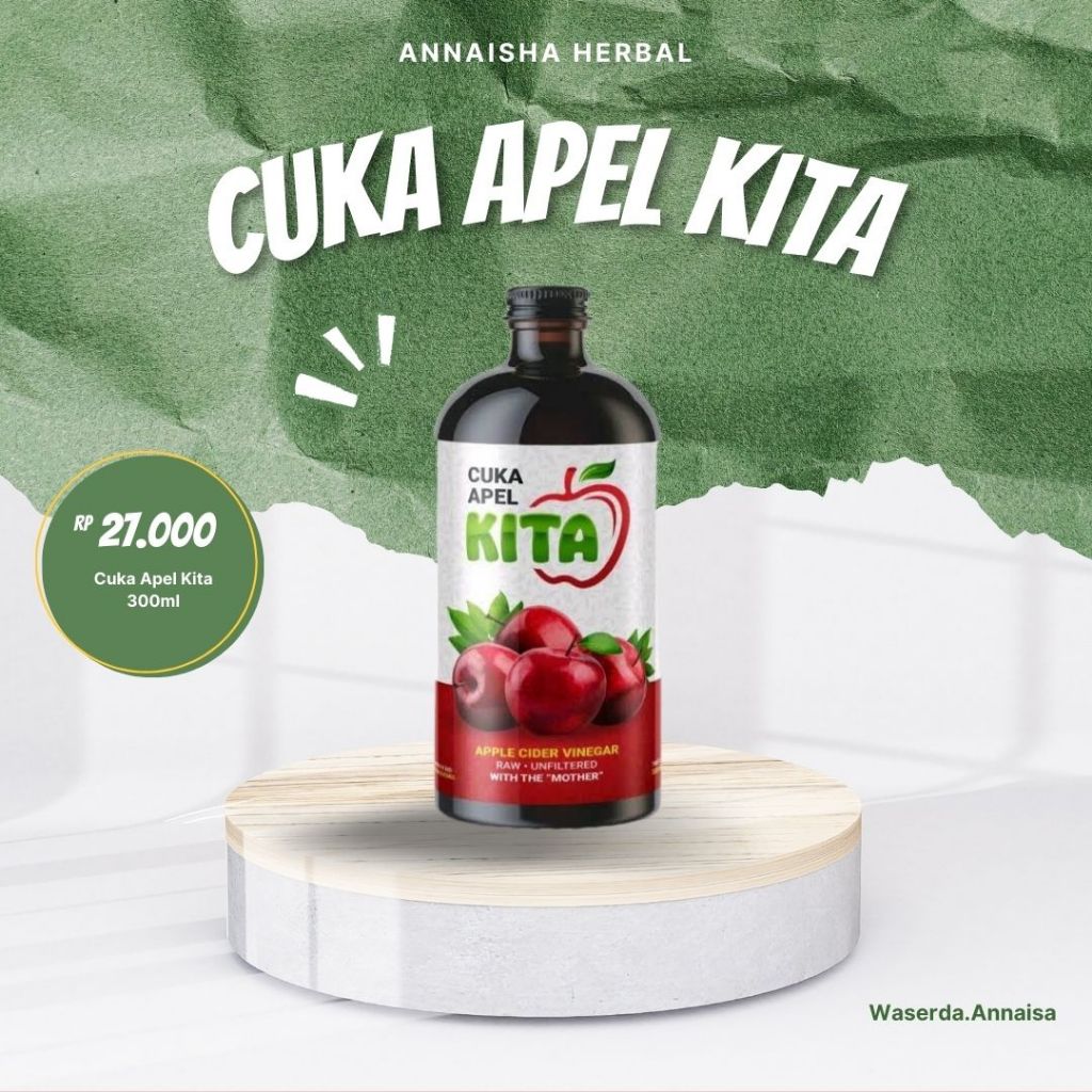 SARI BUAH - CUKA APEL - MINUMAN SEHAT - HERBAL - CUKA APEL KITA