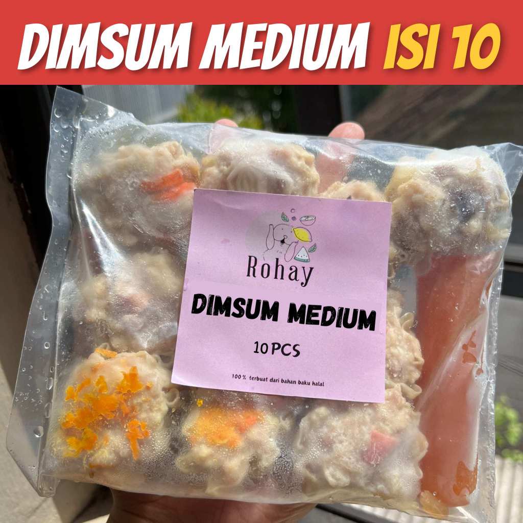 

Dimsum Medium Isi 10 Pcs
