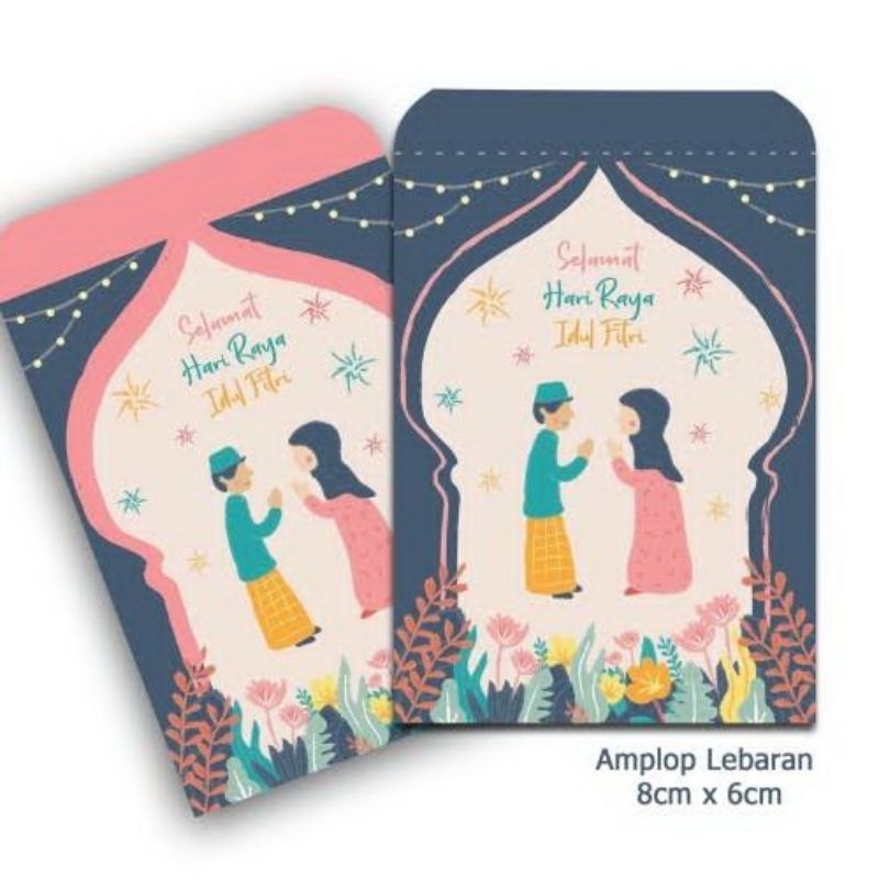 

Amplop Angpao Hari Raya Idul Fitri Custom Size M Ukuran 7.4cm x10 cm, Eid Mubarak Bisa custom Logo perusahaan, foto, Nama dll