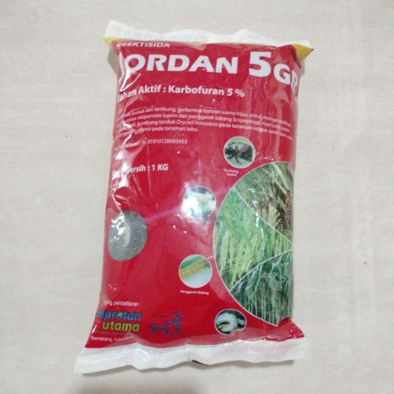 Jordan 5gr 1kg insektisida tabur