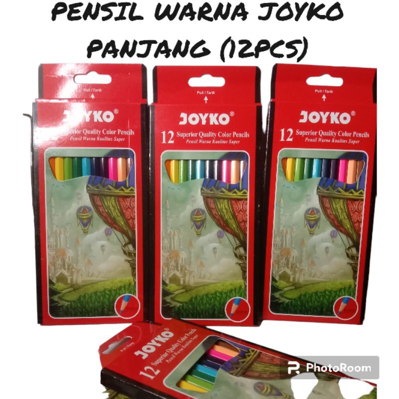 

PENSIL WARNA JOYKO MERAH ISI 12PCS