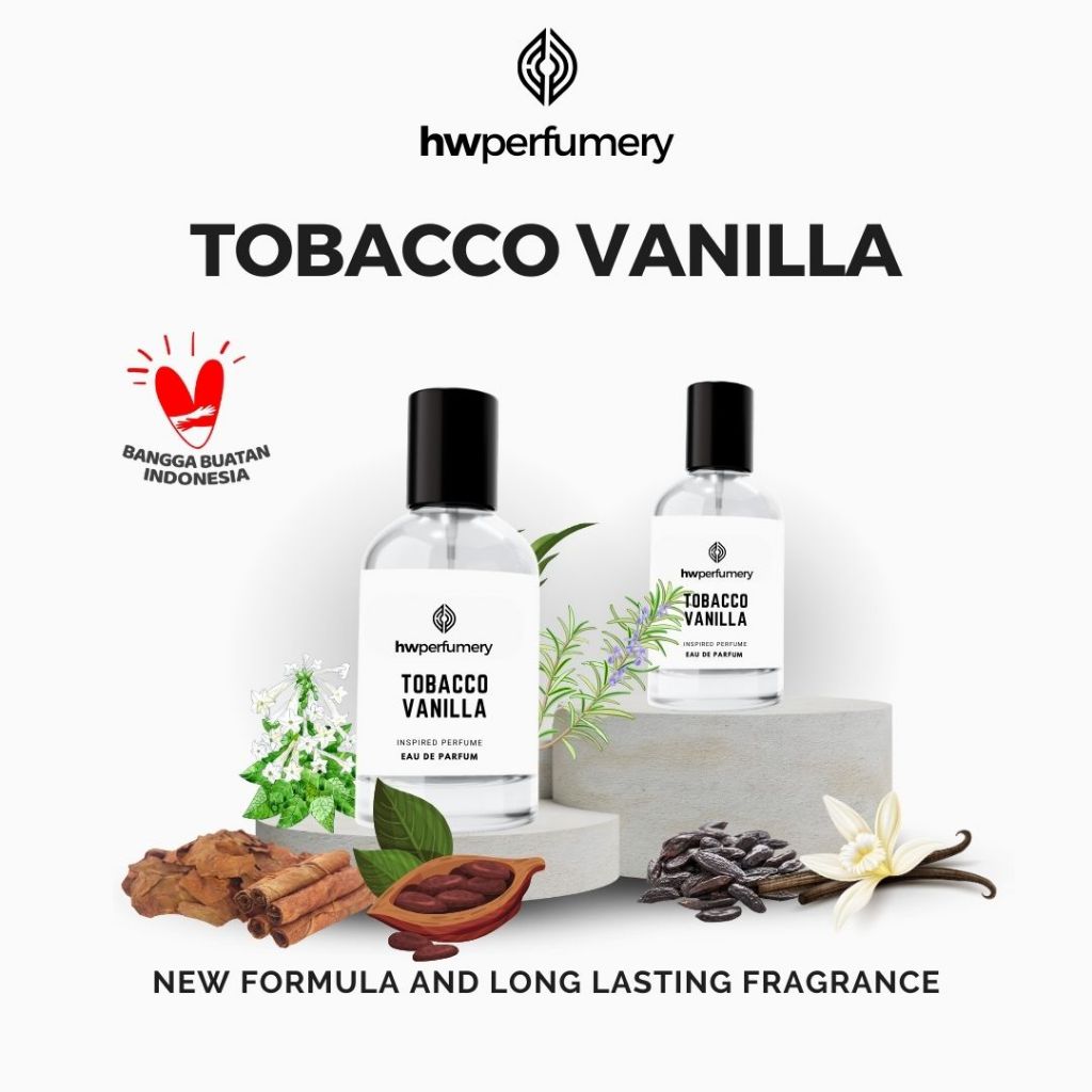 TOBACCO VANILLA - Parfum Tahan Lama Pria Wanita Aroma Amber Spicy by HW Perfumery Tom Ford