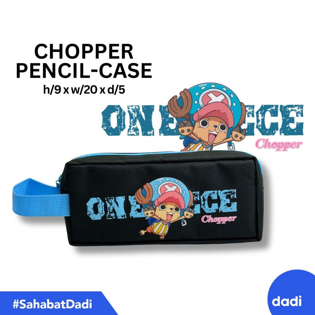 

Dadi - One Piece Chopper/Zoro/Luffy Pencil Case - Tempat Pensil/Alat Tulis