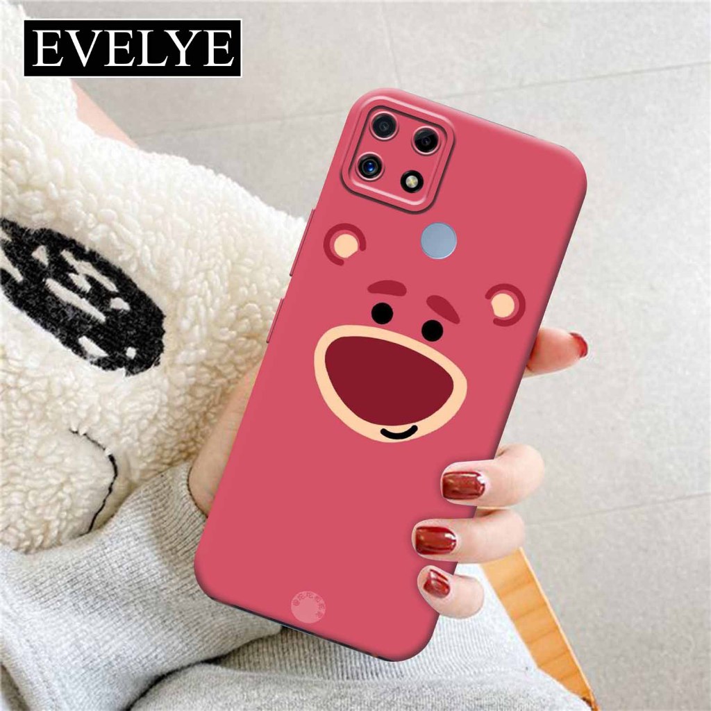 Soft case Hp REALME C25 - EVELYE - Fashion Case Aesthetic - Silicon - Pelindung Belakang Handpone - 