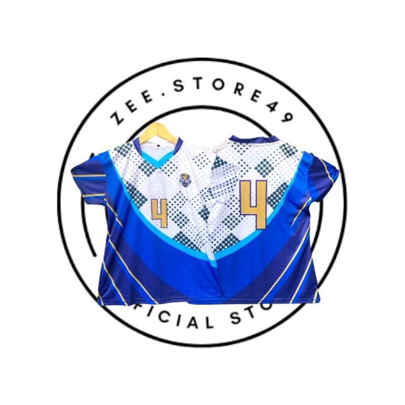 Jersey Voli Cewek Atasan Fullprint Kaos Voli Wanita