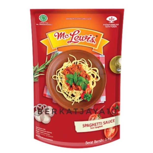 

Terupate Murah MLewis saus spagheti Saue Spaghetti 1 kg Halal M Lewis RT