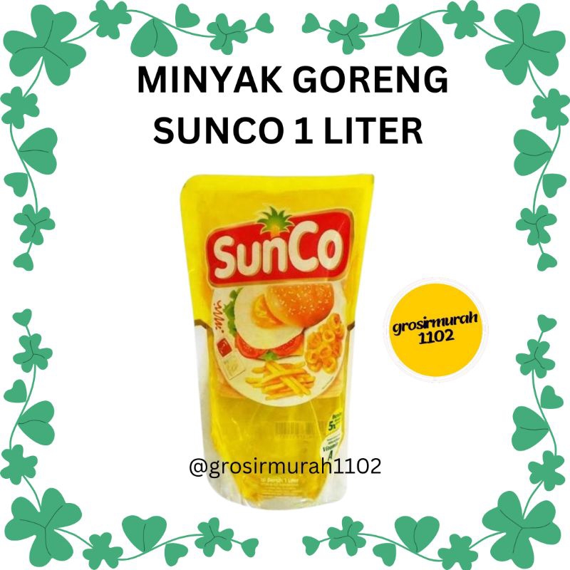 

{JATIM} MINYAK GORENG SUNCO POUCH 1 LITER PROMO MURAH